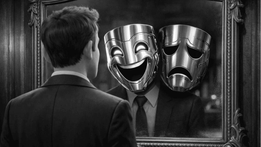 Mirror mirror on the wall, will I fly or will I fall?